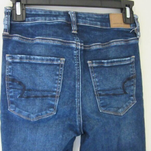American Eagle Super Hi-Rise Distressed Jean Jegging 2 - Picture 3 of 6